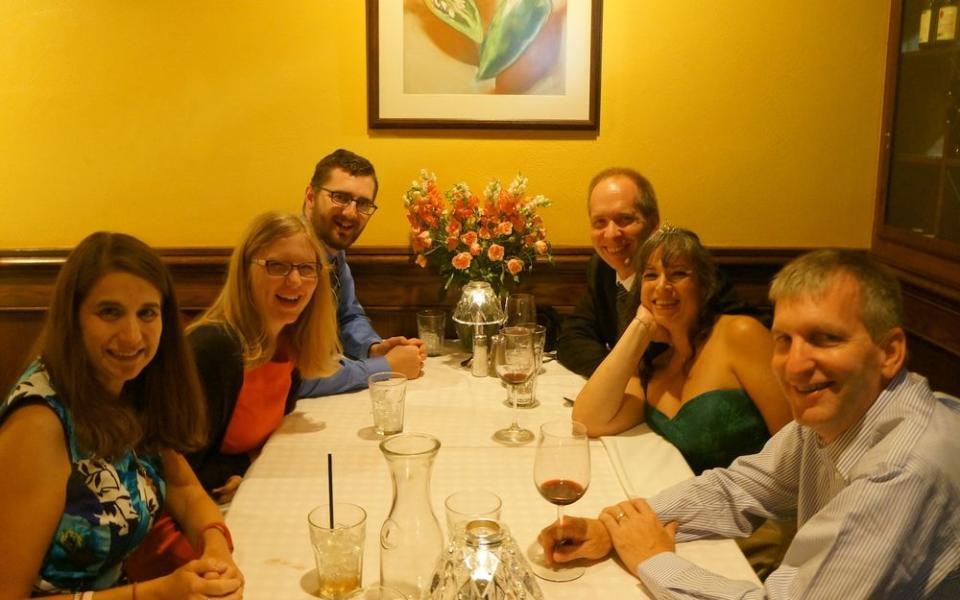 A reception in Iowa with Greg Dils' co-workers on August 20, 2016. | Vino’s Ristorante
