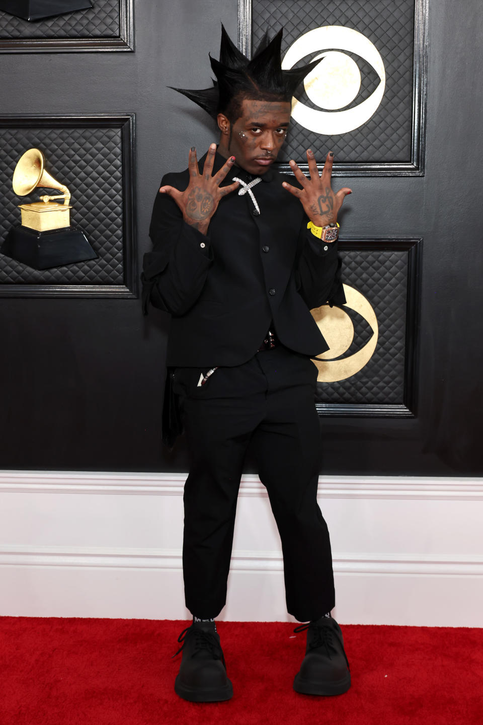 LOS ANGELES, CALIFORNIA - FEBRUARY 05: (FOR EDITORIAL USE ONLY) Lil Uzi Vert attends the 65th GRAMMY Awards on February 05, 2023 in Los Angeles, California. (Photo by Amy Sussman/Getty Images)