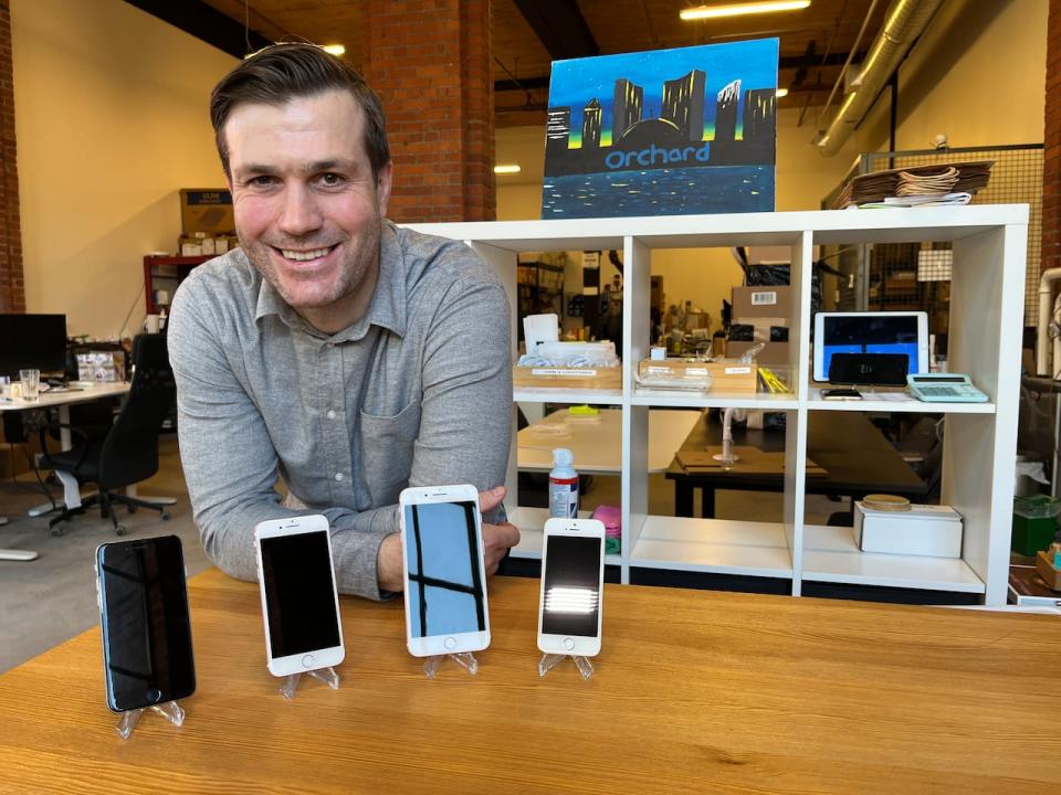 Alex Sebastian, the co-founder and COO of Orchard, a Canadian company that buys and sells used devices.