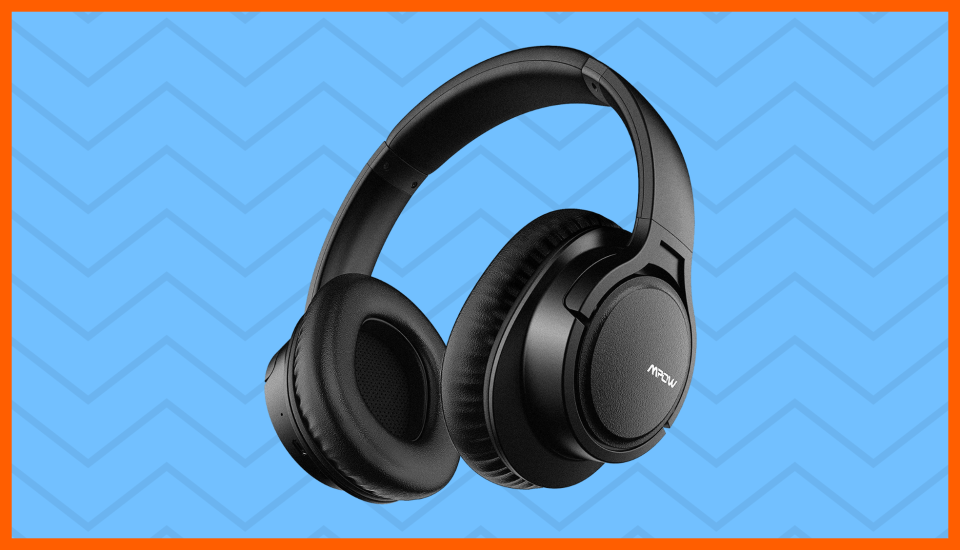 Music to your ears: These wireless headphones are on sale for just $17. (Photo: Amazon)