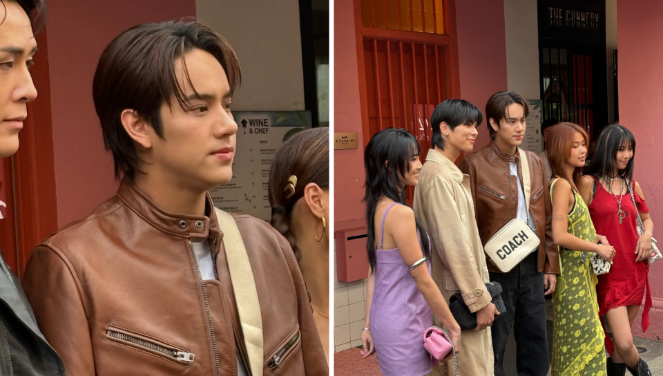 Thai actor Nanon made an appearance at Coach Play Shophouse. (PHOTO: Reta Lee/Yahoo Life Singapore)