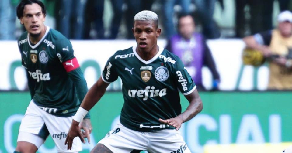 Danilo, Palmeiras player, during a match against Flamengo at the Arena Allianz Parque stadium for the Brazilian championship A Credit: PA Images