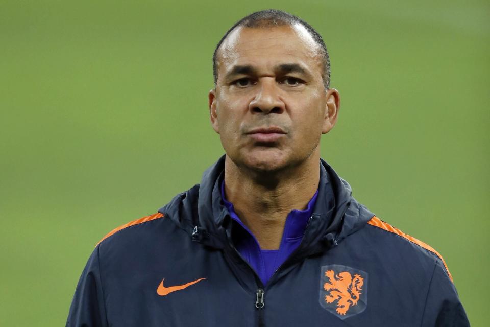 Ruud Gullit served as Assistant Trainer for Holland between 2017-18 (Credit Getty Images).