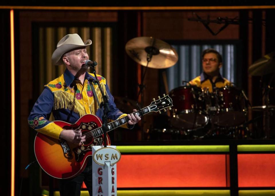 Ryan Humbert is shown performing with The Shootouts in February at the Grand Ole Opry. The honky-tonk band is among the performers at the new Glenfest on June 24 at Glenmoor Country Club in Jackson Township.