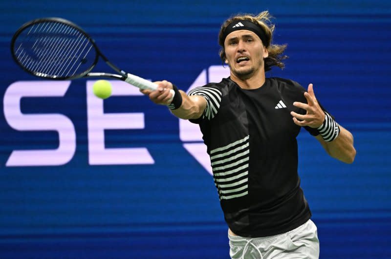 Alexander Zverev (pictured) of Germany beat American Chris Eubanks at the 2024 Miami Open on Monday in Miami Gardens, Fla. File Photo by Larry Marano/UPI