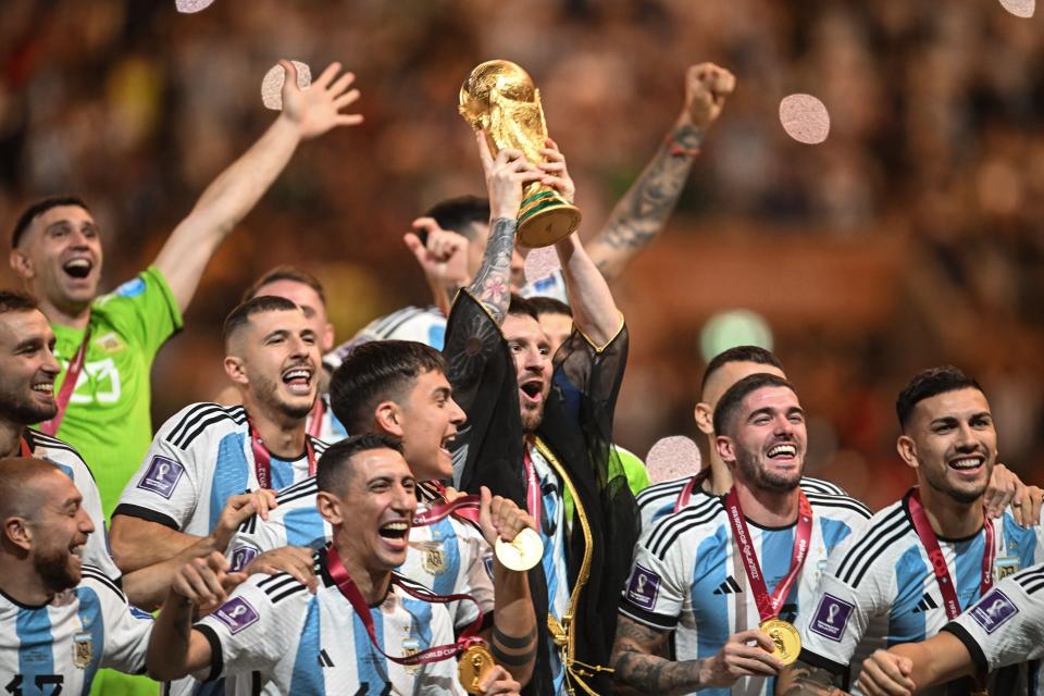 Premaiación Argentina Campeón del Mundo