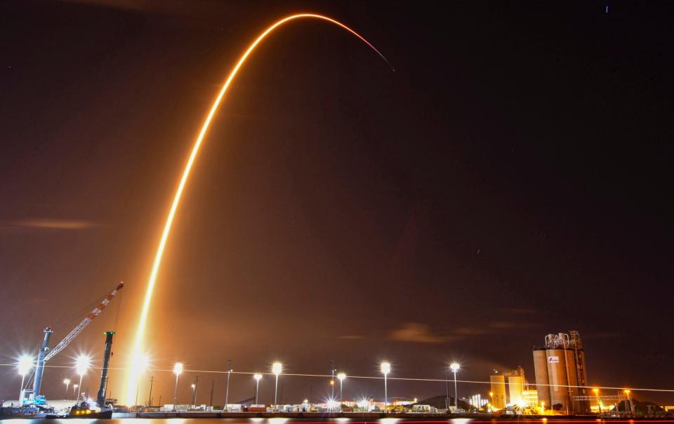 rocket launch - Malcolm Denemark/Florida Today via AP