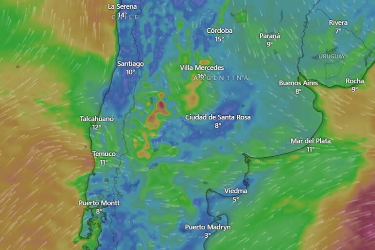 Se esperan jornadas heladas este fin de semana