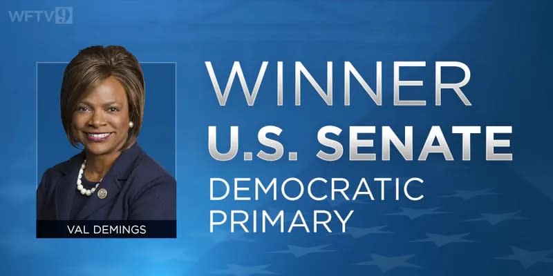 U.S. Rep. Val Demings will face off against U.S. Sen. Marco Rubio for a seat in the U.S. Senate in November.