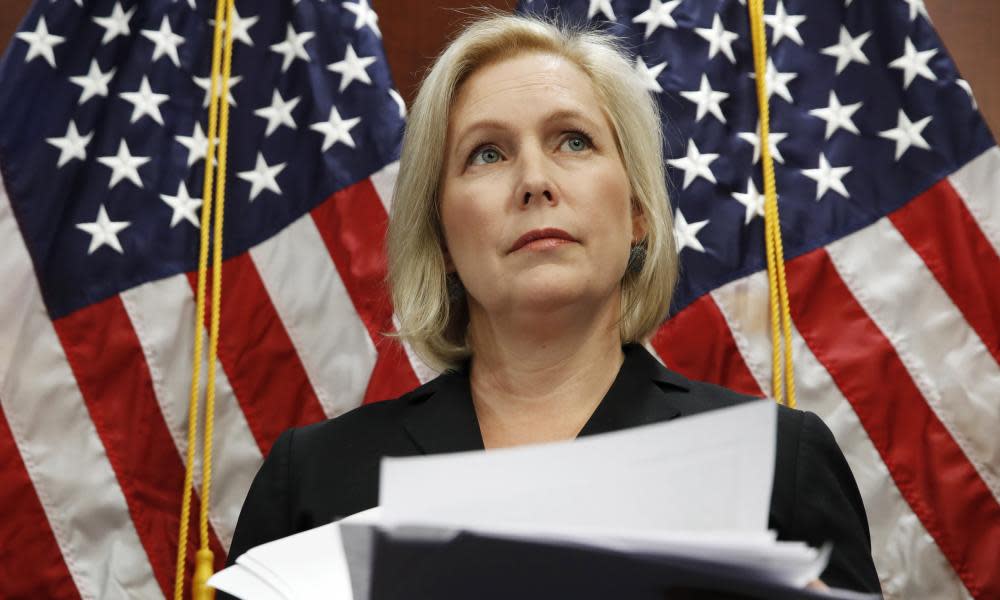 Senator Kirsten Gillibrand wrote in her 2014 book: ‘Yes, I’m competitive. I fight for what I believe in, and I drive hard toward my goals. Does that make me ruthless and crazed? No.’