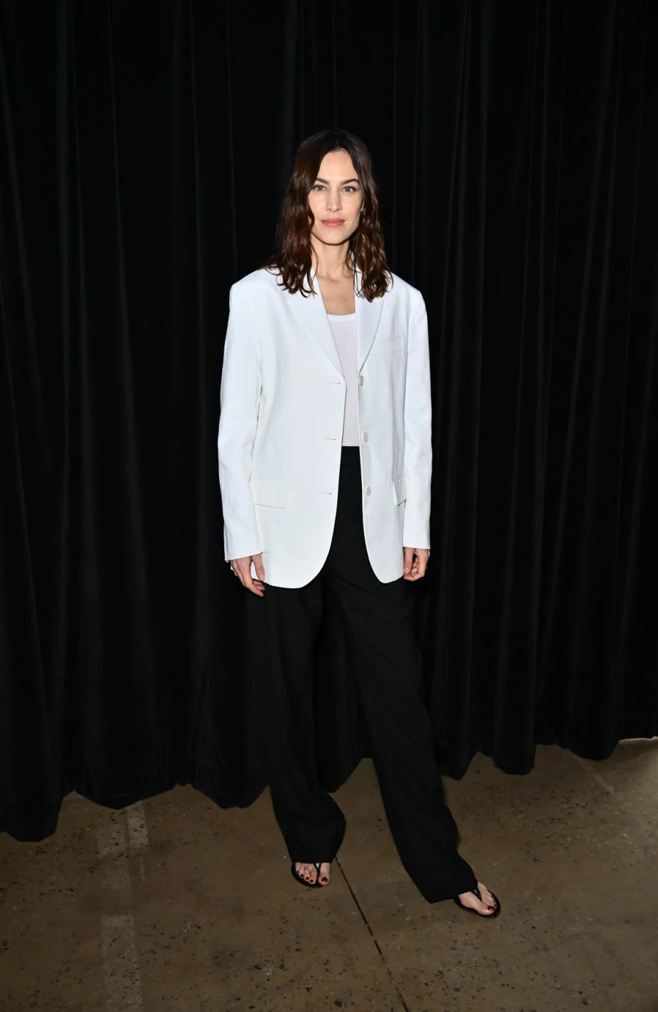 Alexa Chung at Proenza Schouler (Jed Cullen/Dave Benett)