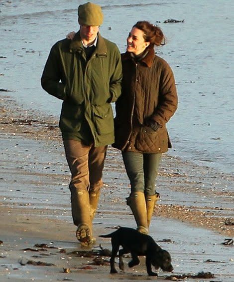 Kate Will and Lupo: one big happy family. (US Weekly)