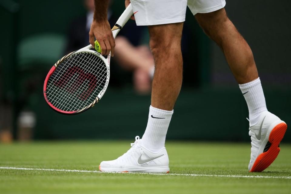Federer was ordered to use different shoes (Getty Images)