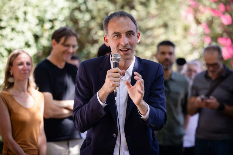 Le député européen et leader de Place publique Raphaël Glucksmann à Marseille, le 5 juillet 2024 (CLEMENT MAHOUDEAU)