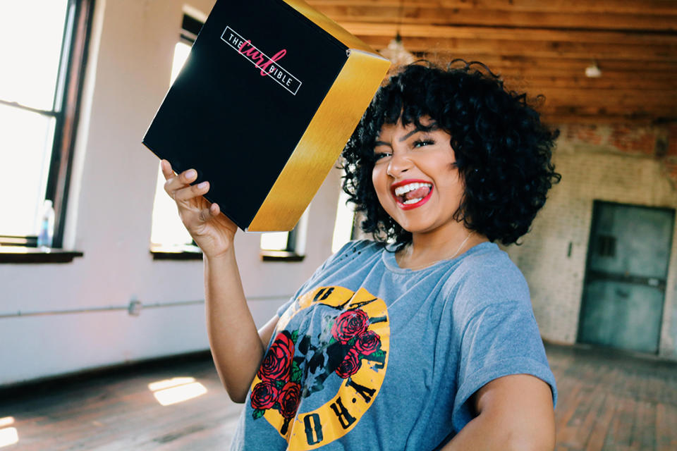 Dana Chanel, founder of the Curl Bible, an online beauty supply store for black and Hispanic women. (Photo: Courtesy of the Curl Bible)