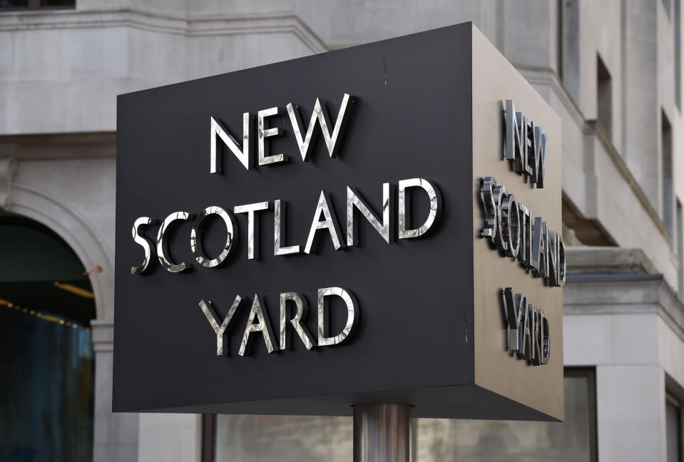 File photo dated 03/02/17 of a New Scotland Yard sign outside the Curtis Green building on Victoria Embankment in London. The Metropolitan Police has appointed a new head of its Counter Terrorism Command (CTC).