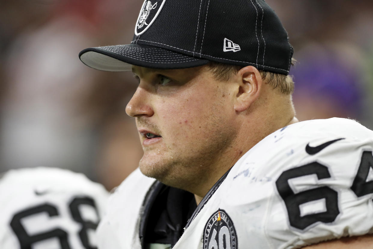 Richie Incognito with the Raiders.