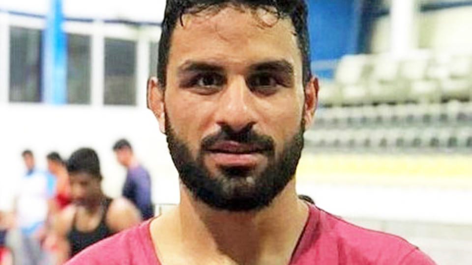 Champion wrestler Navid Afkari, pictured here before he was executed in Iran.