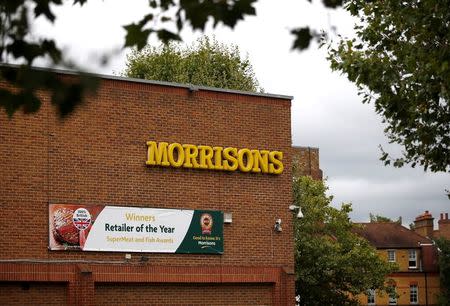 A Morrisons supermarket is seen in south London, Britain August 19, 2016. Picture taken August 19, 2016. REUTERS/Peter Nicholls