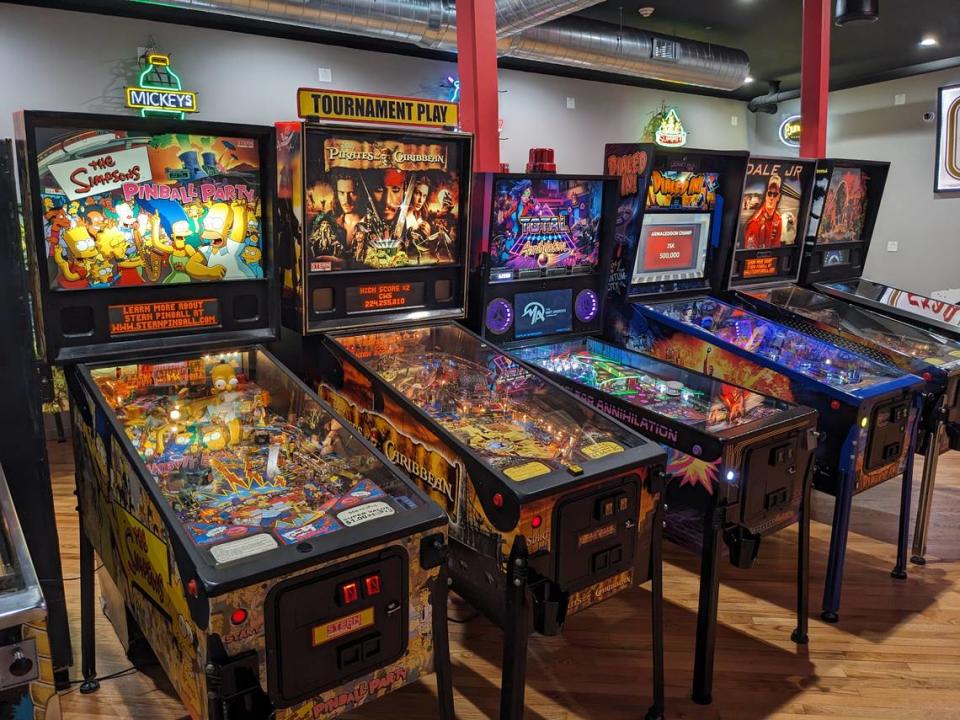 Some games are included in tournament play at Atomic Pinball Arcade.