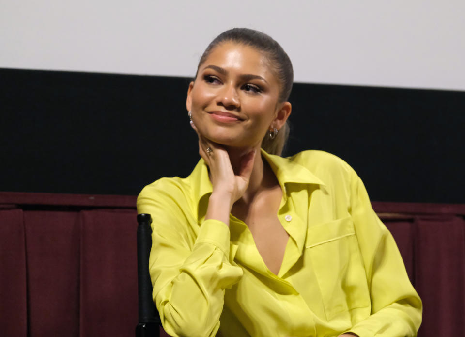 Zendaya wearing yellow