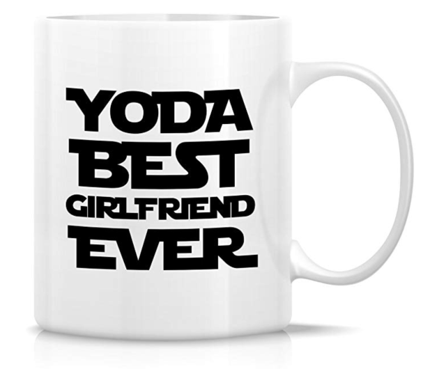 Custom Yoda Best Boyfriend StarWars Valentines Day The Mandalorian Mug -  Jolly Family Gifts