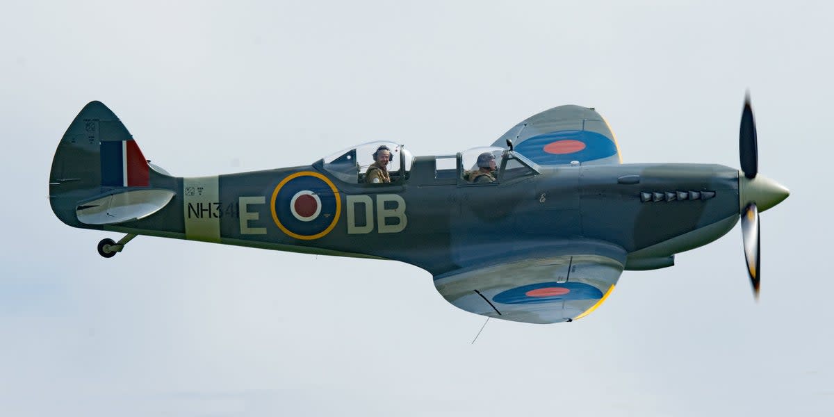 A stock image of a Spitfire being flown  (Peter Green)