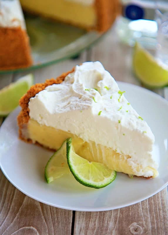 <p>Plain Chicken</p><p>A boozy twist on a tropical sweet treat.</p><p><strong>Get the recipe:<a href="https://www.plainchicken.com/tequila-key-lime-pie/" rel="nofollow noopener" target="_blank" data-ylk="slk:Tequila Key Lime Pie;elm:context_link;itc:0;sec:content-canvas" class="link "> Tequila Key Lime Pie</a></strong></p><p><strong>Related: <a href="https://parade.com/845043/nettiemoore/best-lime-desserts/" rel="nofollow noopener" target="_blank" data-ylk="slk:35+ Luscious Lime Desserts;elm:context_link;itc:0;sec:content-canvas" class="link ">35+ Luscious Lime Desserts</a></strong></p>