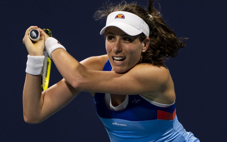 Johanna Konta has been struggling to recapture the form that took her to No. 4 in the world two years ago - Getty Images North America