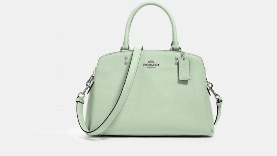 This popular Coach satchel is 75% off.