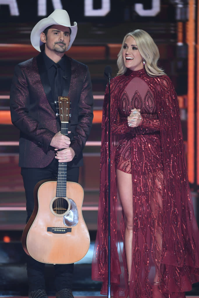 CMA co-hosts were color coordinated. (Photo: Getty Images)