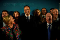 FILE PHOTO: Ireland's Minister for Social Protection Leo Varadkar launches his campaign bid for Fine Gael party leader in Dublin, Ireland May 20, 2017. REUTERS/Clodagh Kilcoyne/File Photo