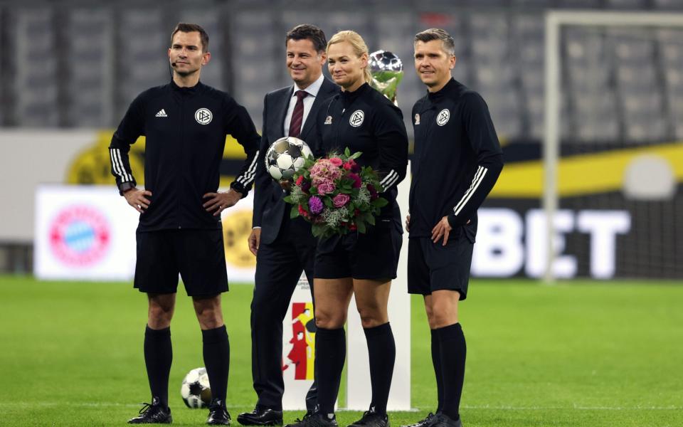 Steinhaus' retirement from the game is marked during the Supercup final - SHUTTERSTOCK