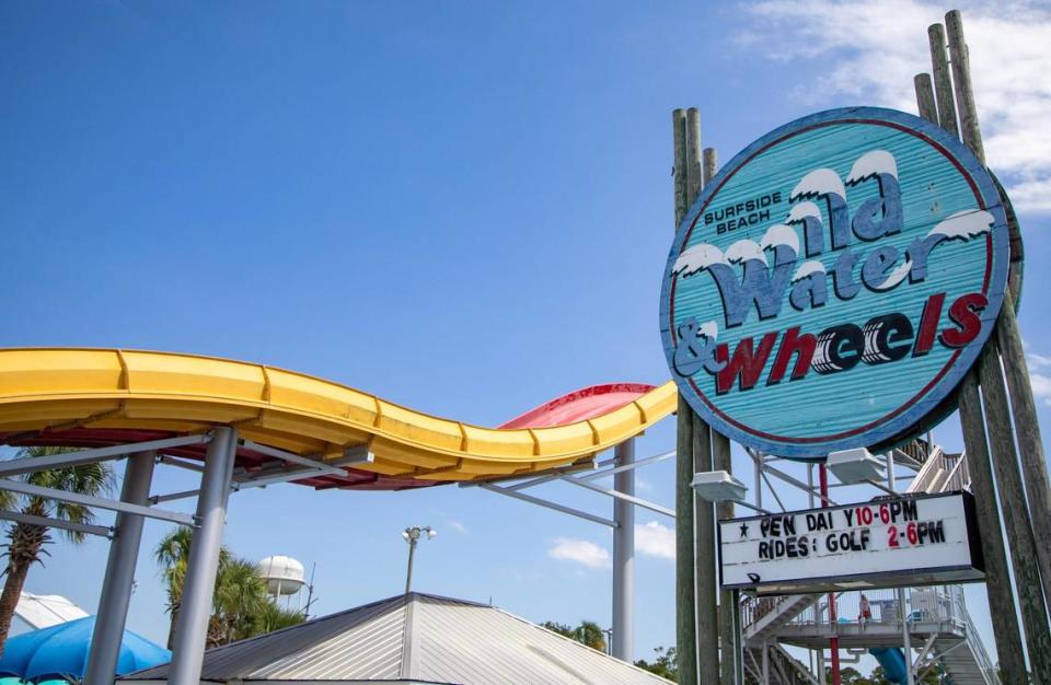 Wild Water and Wheels in Surfside Beach.