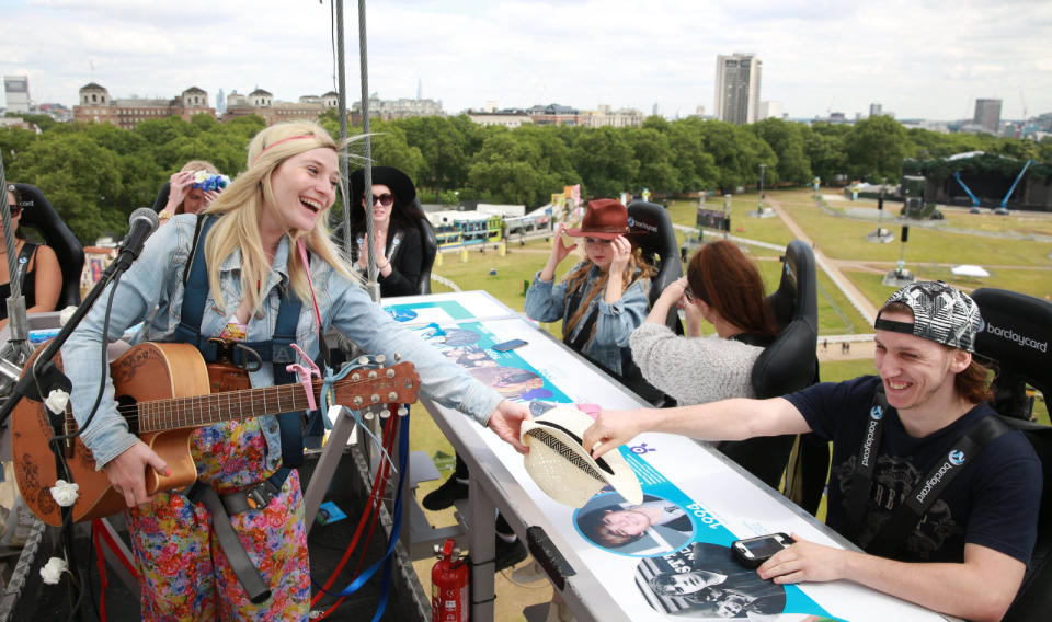 The move toward a cashless society has created a problem for buskers: how do