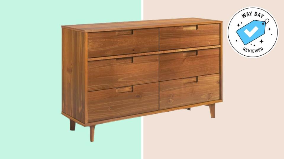 Keep your home essentials organized with this Mercury Row dresser on sale at Way Day 2023.