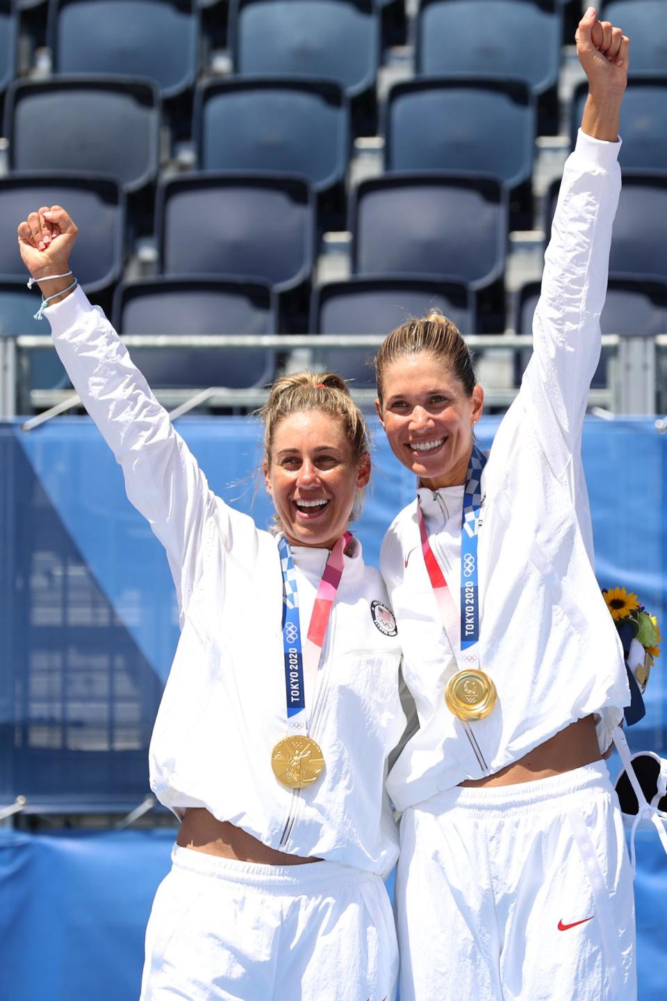 <p>Biography: Klineman is 31 and Ross is 39</p> <p>Event: Women's beach volleyball </p> <p>Quote: Ross: "It means a lot to uphold that tradition. It wasn't easy. So many different countries are putting a lot of resources into their beach volleyball teams and the level is ridiculously high."</p>