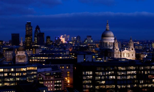 City of London Skyline at dusk