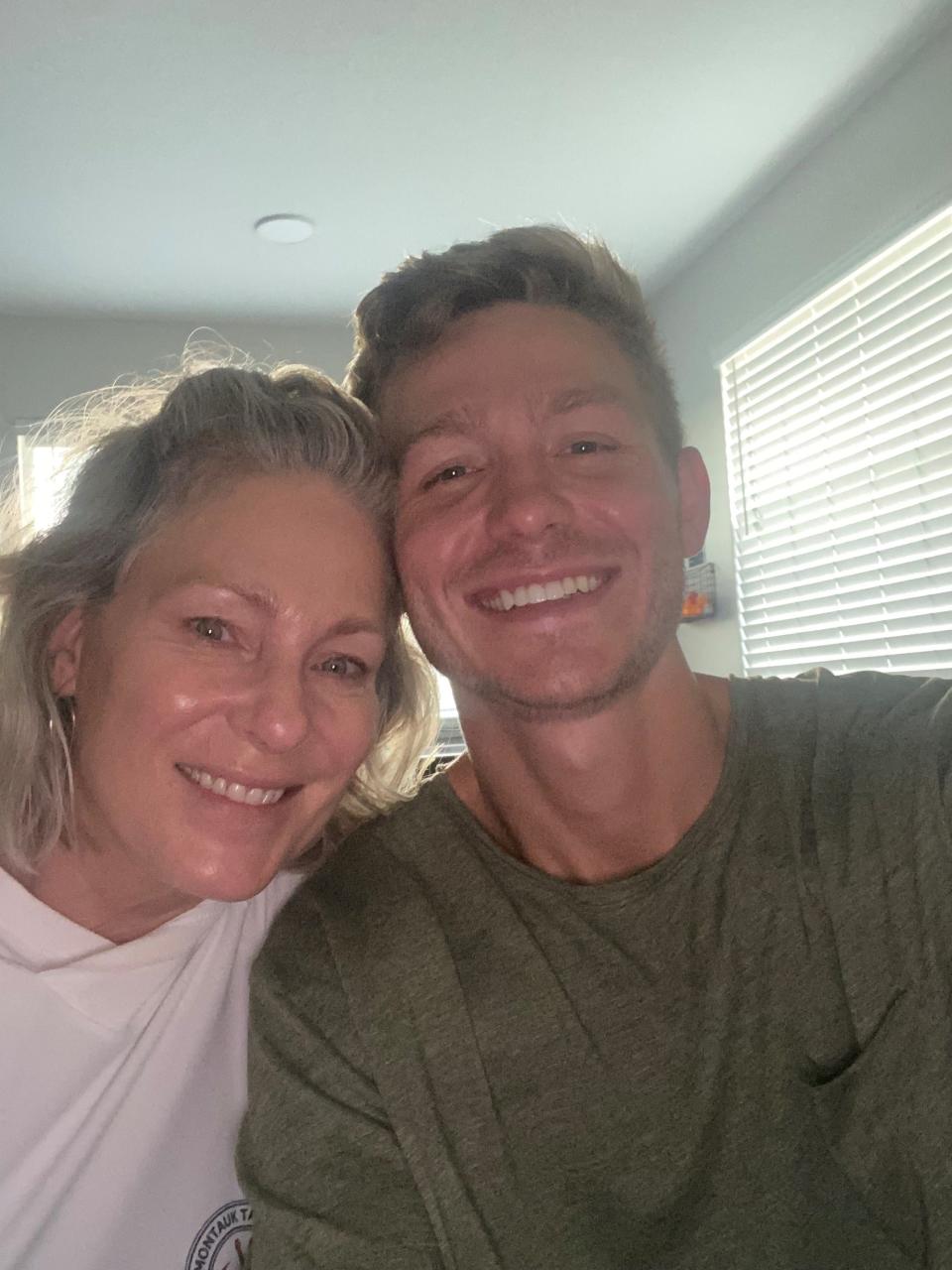 Joseph Clyde Bollick Havrilla with his mother, Stacey Morris, who reported him missing to the Riviera Beach Police weeks after this photo was taken.