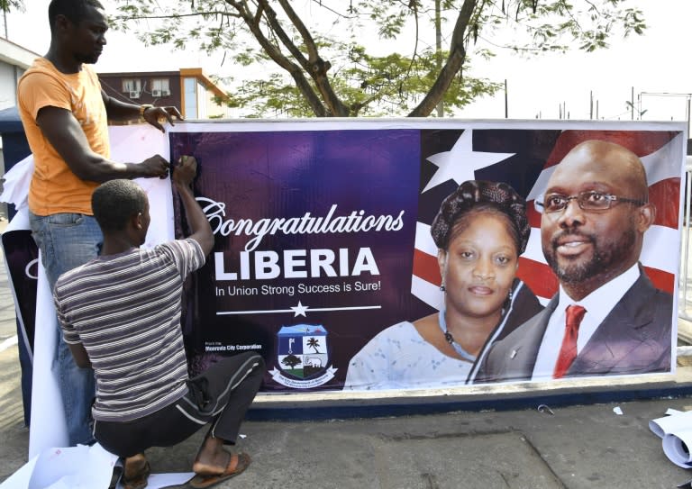 George Weah is a revered figure for many young people in Liberia -- they see him as a beacon of hope in a country blighted by poverty