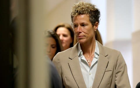 Andrea Constand arrives at the sentencing hearing - Credit: David Maialetti/Getty