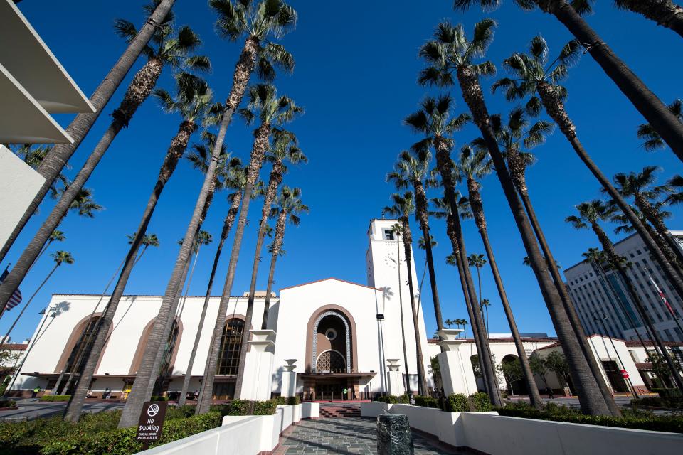 Guests will head over to Los Angeles transport hub Union StationAFP via Getty Images