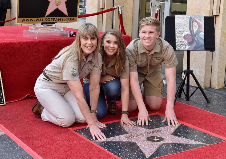 Steve Irwin honored on the Hollywood Walk of Fame