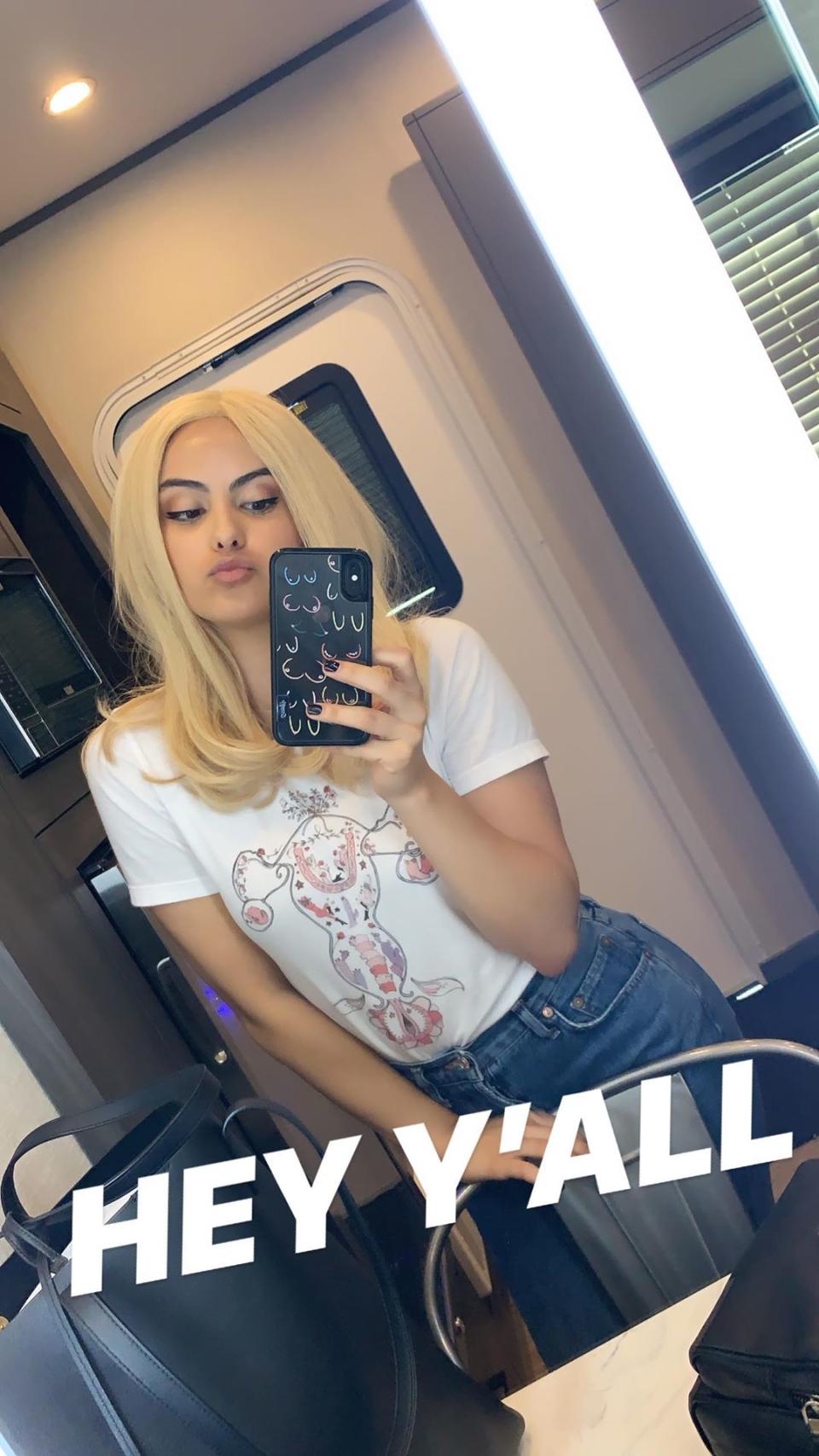 Camila Mendes/Instagram Story