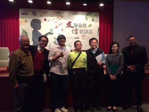 播映會現場邀請導演陳志漢（左三）和林惠宗（左四）分享拍片心路歷程。（圖／記者簡若羽攝影）