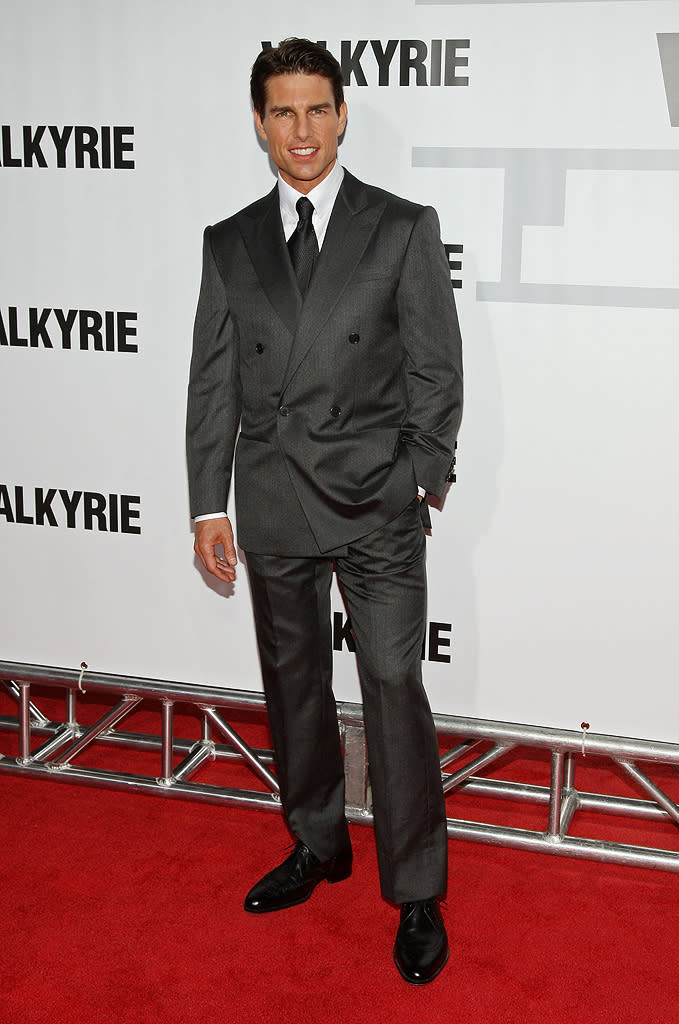 <a href="http://movies.yahoo.com/movie/contributor/1800015725" data-ylk="slk:Tom Cruise;elm:context_link;itc:0;sec:content-canvas" class="link ">Tom Cruise</a> at the New York premiere of <a href="http://movies.yahoo.com/movie/1809913399/info" data-ylk="slk:Valkyrie;elm:context_link;itc:0;sec:content-canvas" class="link ">Valkyrie</a> - 12/15/2008