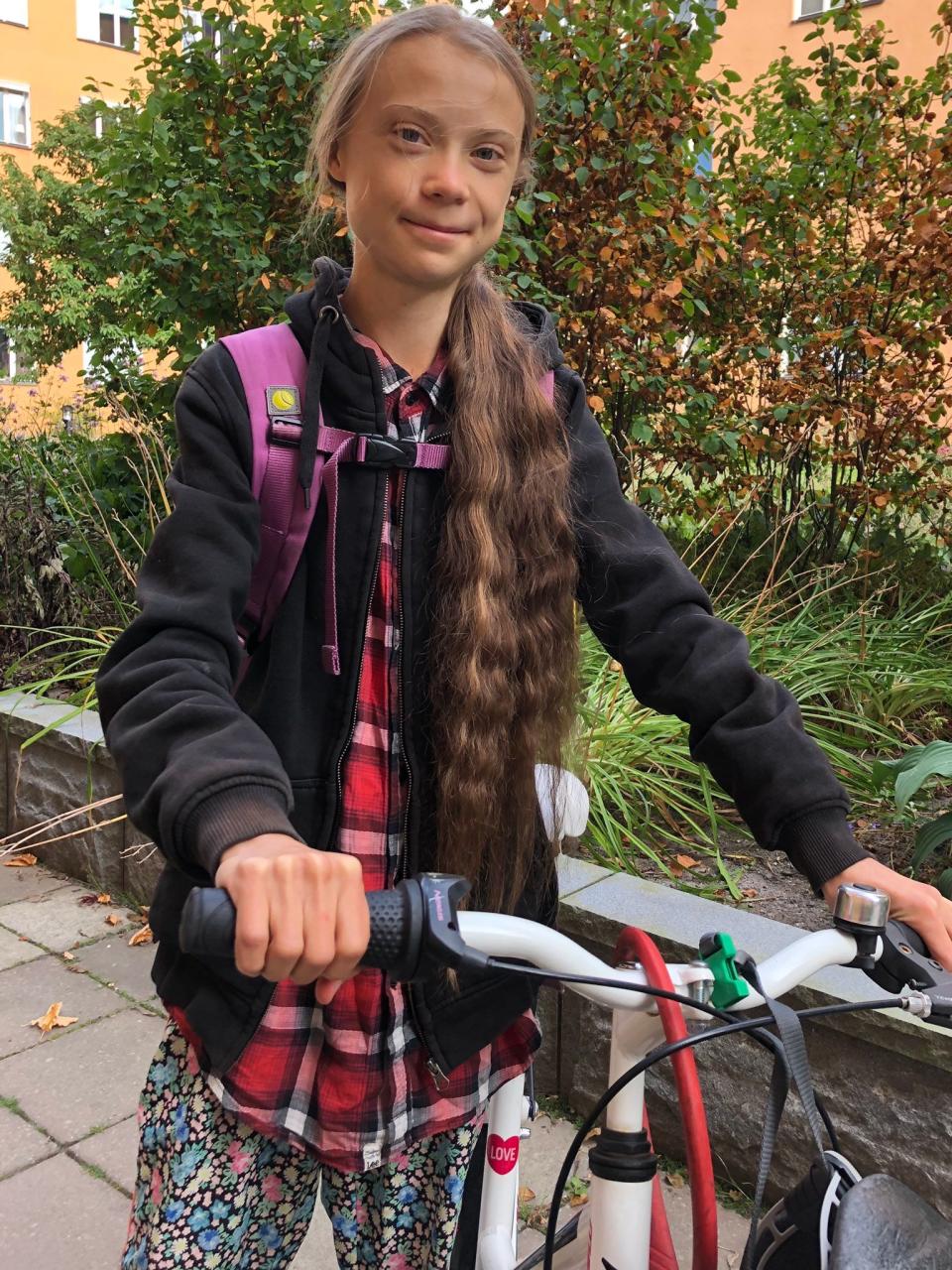 瑞典環保少女桑格柏近期 PO 文稱自己不罷課了，已回校上課。（圖片來源／截自 Greta Thunberg 推特）
