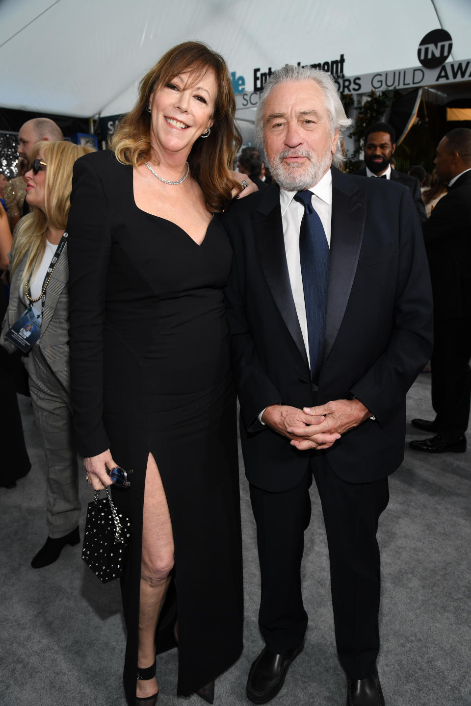 LOS ANGELES, CALIFORNIA - JANUARY 19: (L-R) Jane Rosenthal and Robert De Niro attend the 26th Annual Screen Actors Guild Awards at The Shrine Auditorium on January 19, 2020 in Los Angeles, California. 721336 (Photo by Kevin Mazur/Getty Images for Turner)