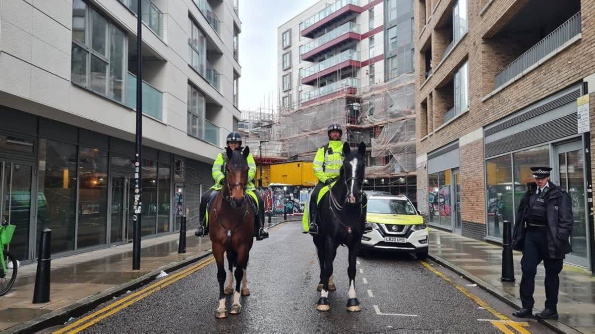 The Met Police have made 20 arrests so far as part of an operation at Brick Lane Market (Tower Hamlets Council)