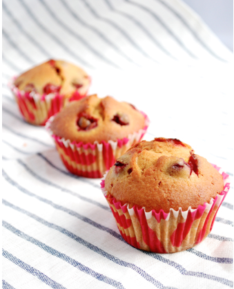 Cranberry Orange Olive Oil Muffins